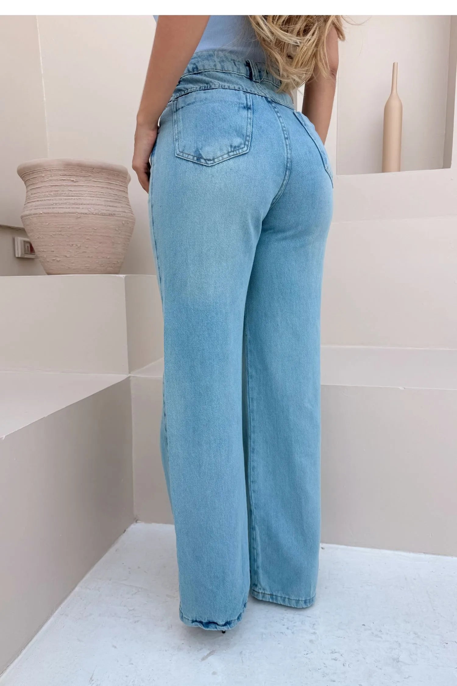 CALÇA WIDE LEG - JEANS