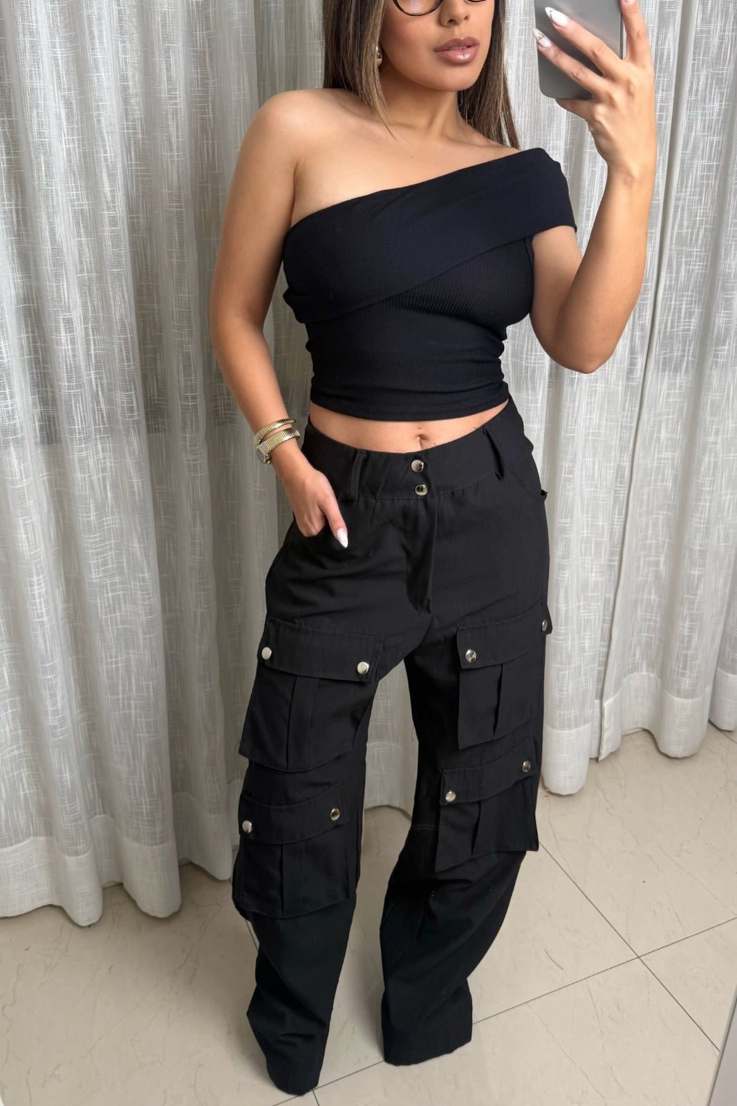 Calça Cargo C/ Botões - Rosa - Você Plena Butique